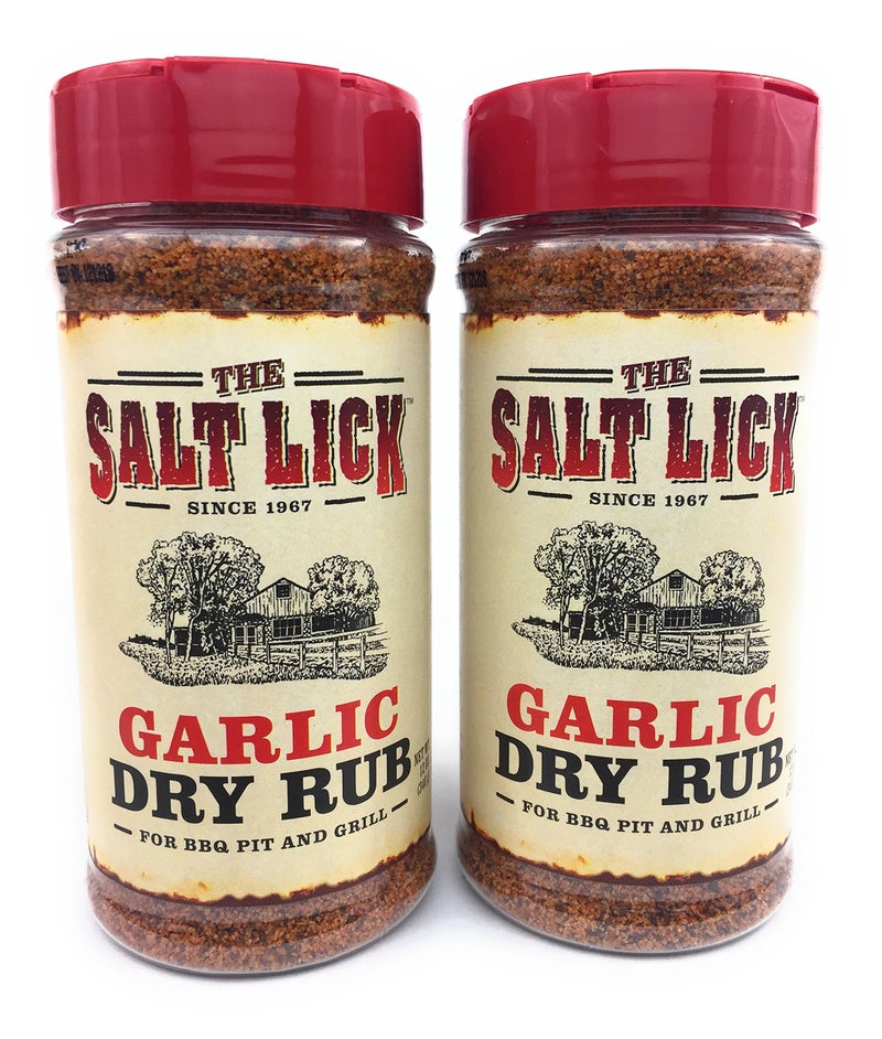 The Salt Lick Garlic Dry Rub 12 Oz - 2 Pack